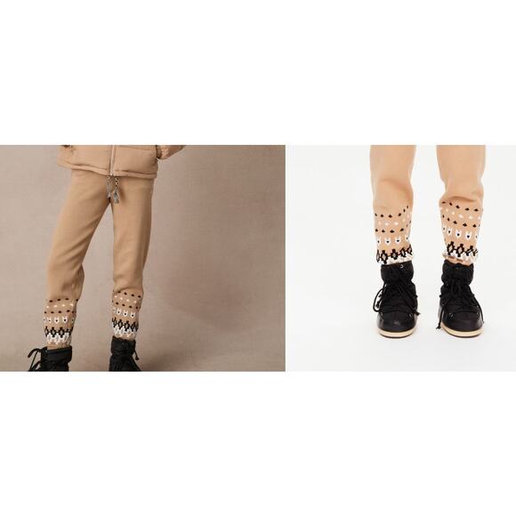 Veronica Beard The Upside Fairbanks JoJo Knit Jogger Pants XS NWT 278 Khaki - Picture 7 of 7